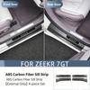 FOR ZEEKR 7GT Rear Trunk Guard, Threshold Strip, Trunk Decorative Strip, Carbon Fiber Pattern Welcome Pedal Modification