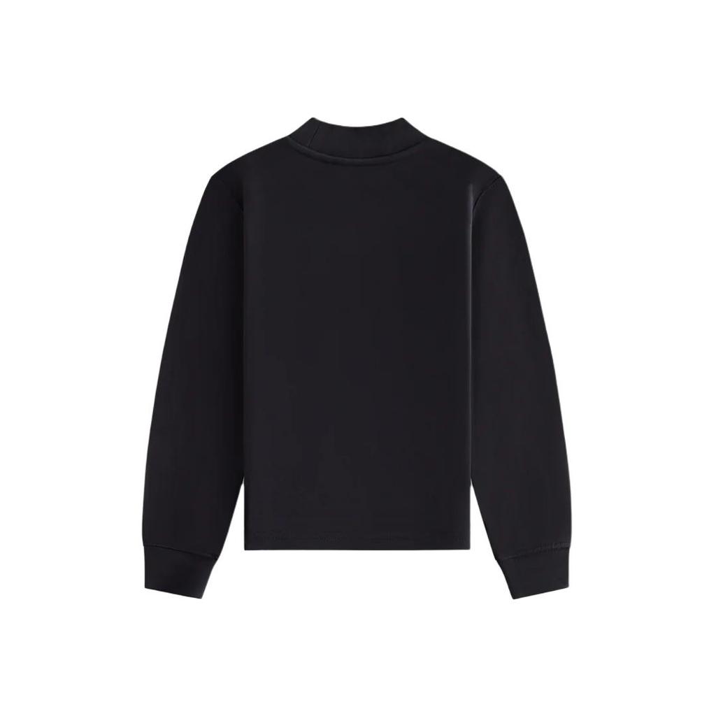 Kith T Winter Series Classics Fashionable Versatile Pullover Long Sleeve Kids Tops Black KHK030670-001