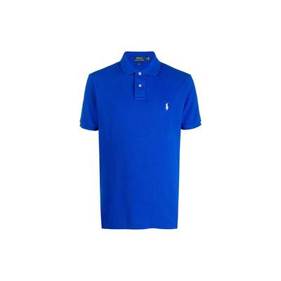 Polo Logo Brodé Couleur Unie Polo Homme Polos Bleu 710680784-147