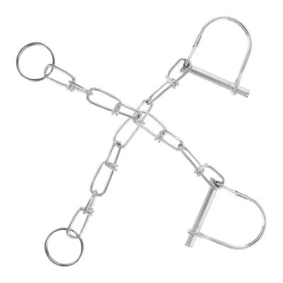 ABOOFAN 2PCS Small Trailer Coupler Lock Pin with Chain Secure