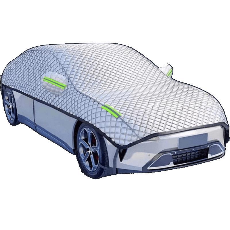 All-Season Car Half Cover: Snow Shield & Anti-Freeze Protector