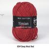 4-Ply Milk Cotton Yarn Ball: Baby-Combed Spun Cotton Yarn Material Pack
