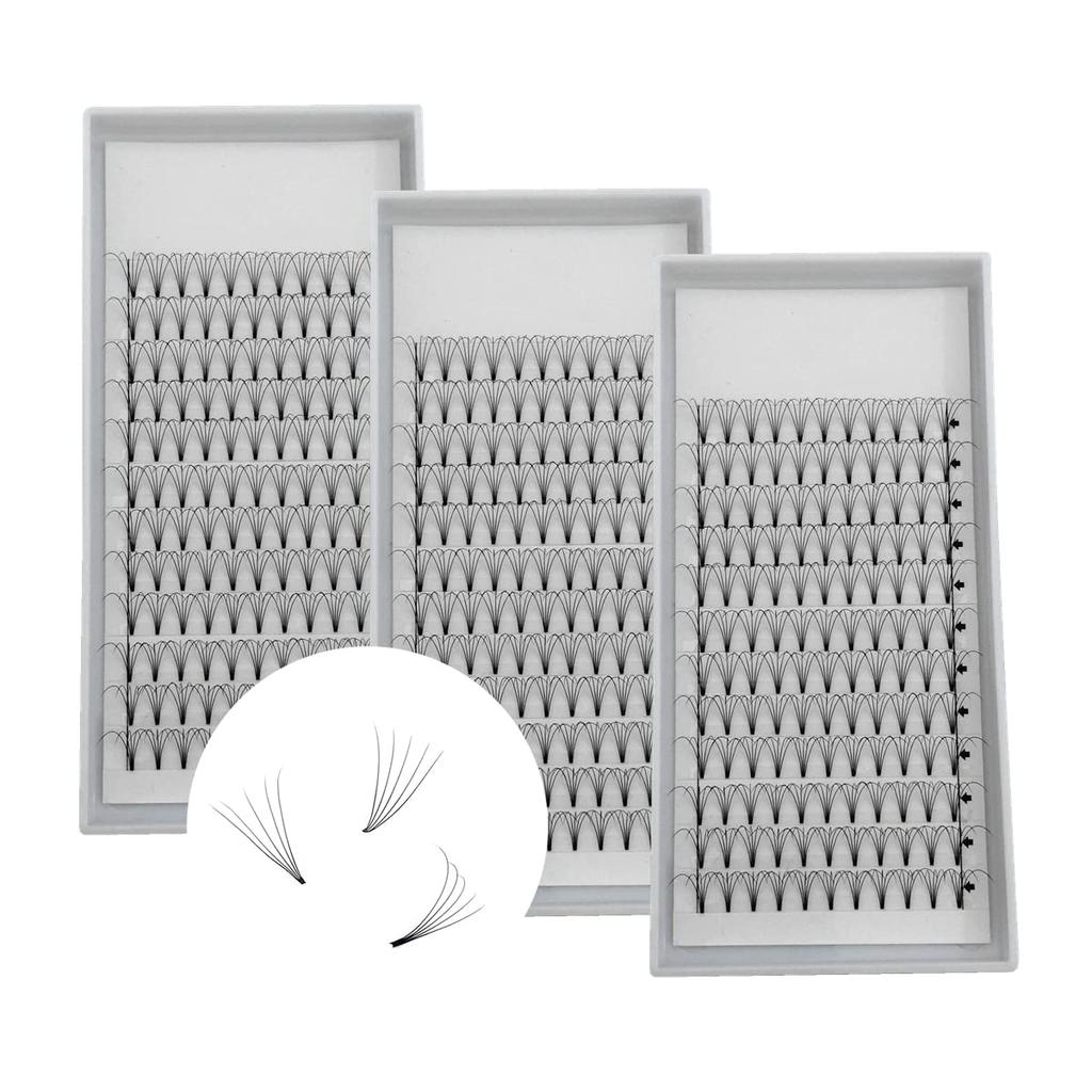 Eyelash 3 5D volume C D thickness 12 5 false 3 trays short stem 5D eyelashes extension extensions, boxes, eyelashes, curl, 0.07-0.10mm, rows, bundles,