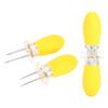 10PCS Corn Holders BBQ Food Skewers Meat Fruit Dessert Cake Forks Party Tableware Kitchen Accessories