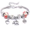Papa snap Women Bracelet Colorful Crystal Charm Bracelet for Women DIY Beads Bracelets & Bangles Jewelry Gift