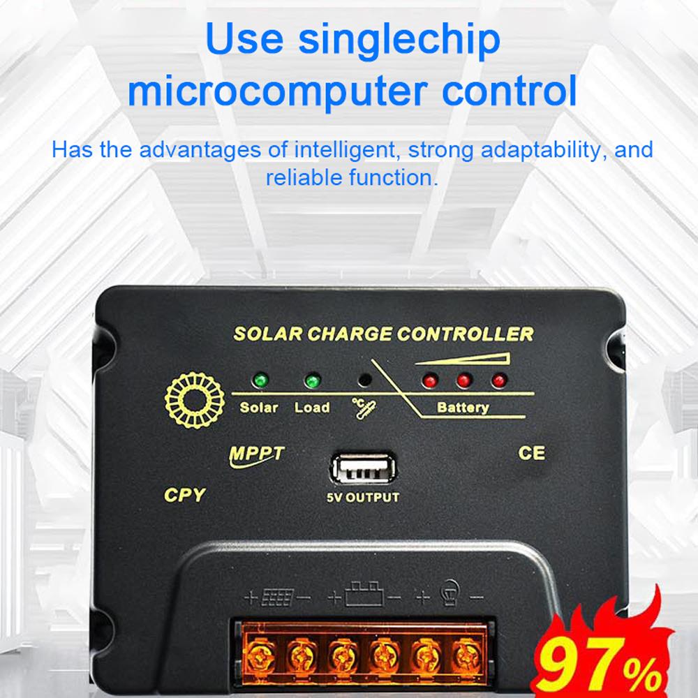20A Solar Controller Solar Panel Battery Regulator 12Volt/24Volt Automatic Identification Solar