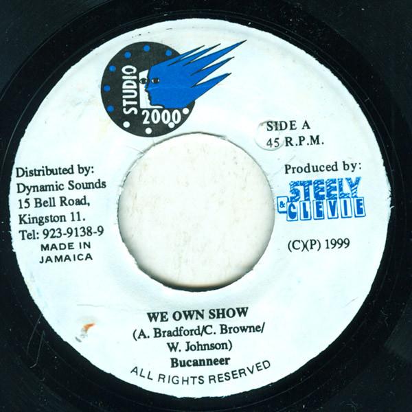 

7inch Record BUCCANEER - We Own Show NONE Studio 2000 1999 Jamaica Reggae, Ska & Dub Used