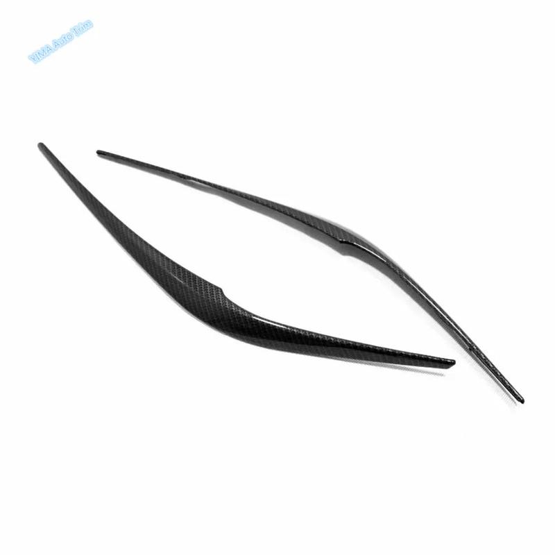 Car Front Headlight Eyebrow Decoration Cover Trim Fit For Mazda CX-5 CX5 2017 - Rear Headlamp Eyelid Exterior Accessories