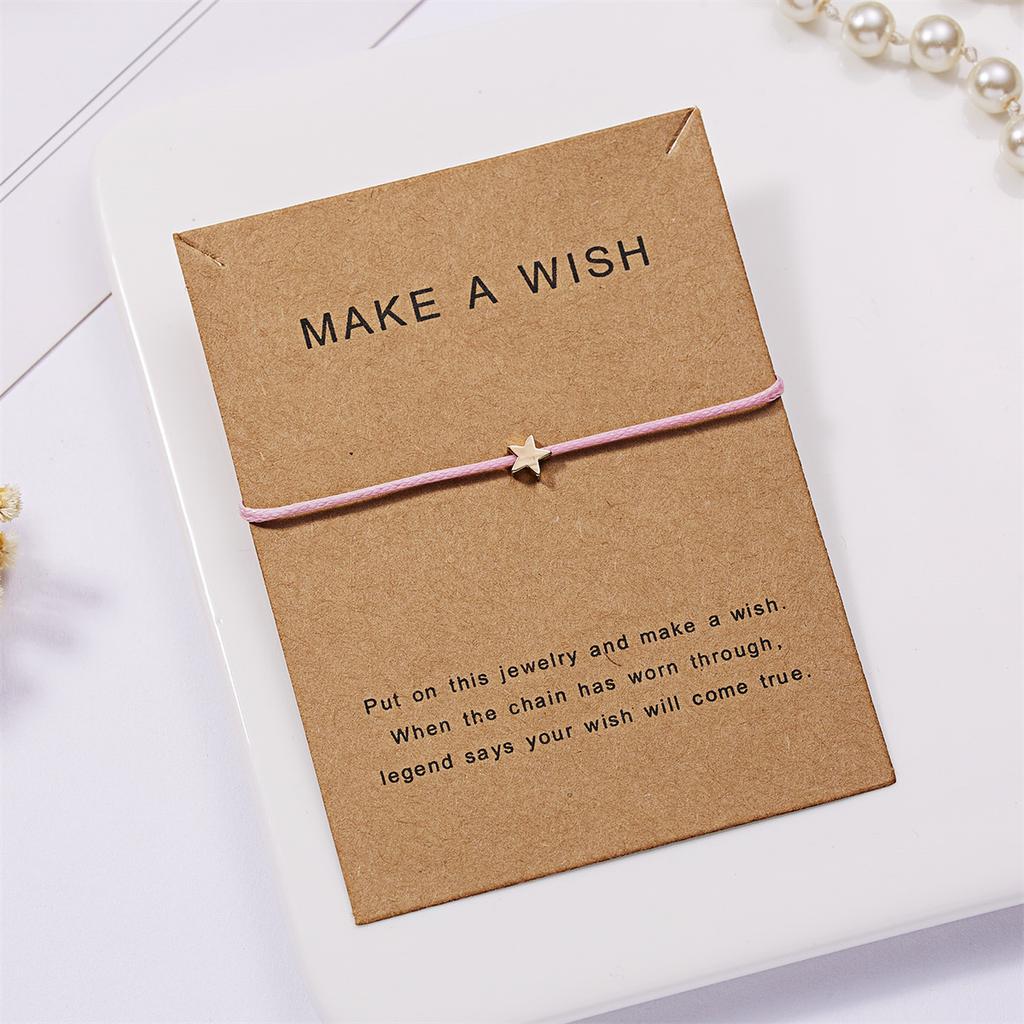 Minimalist Handmade Braided Star Bracelets For Women Men Charm Red Black Rope Chain Versatile Star Bracelet Friendship Jewelry