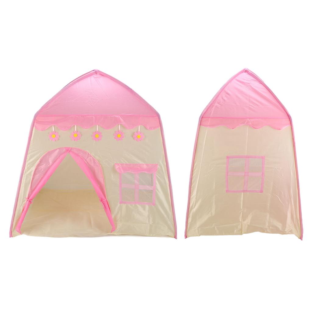 Princess Castle Play Tent Portable Folding Flower Kids Tents for Indoor and Outdoor Use