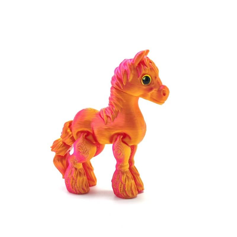 1PC 3D printing pony full body joints movable children's toys creative ornaments handicrafts animal models