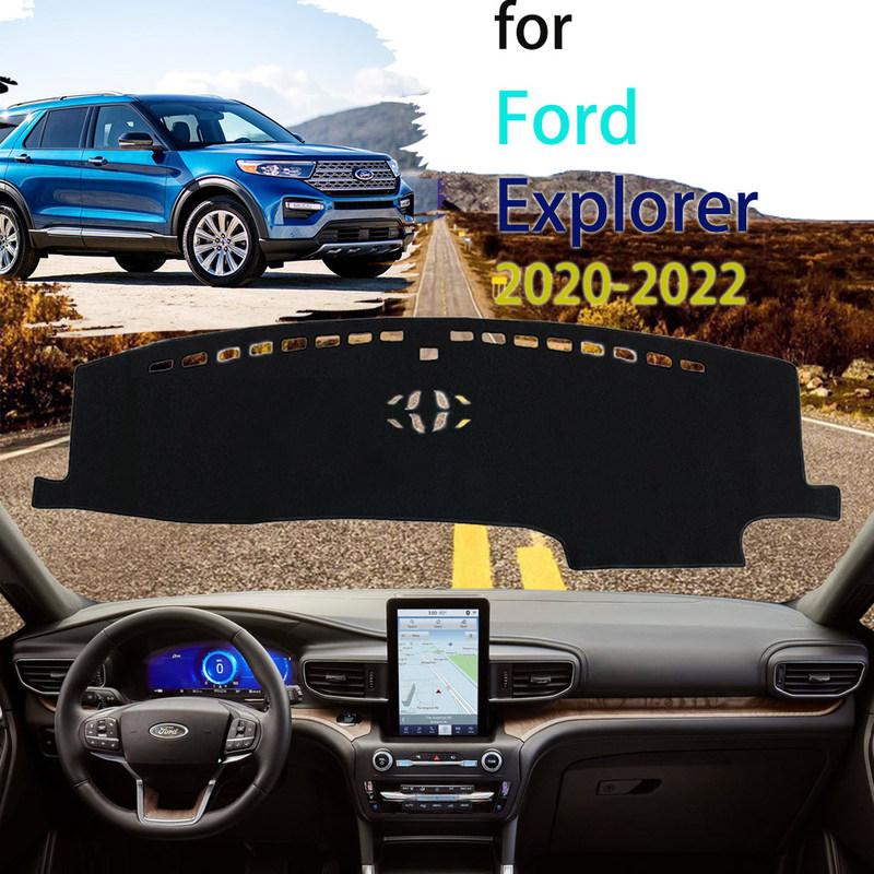 Car Dashboard Center Control Cover Mat Sun Parasol Pad Sunshield Cape Sunshade Cushion for Ford Explorer U625 MK6