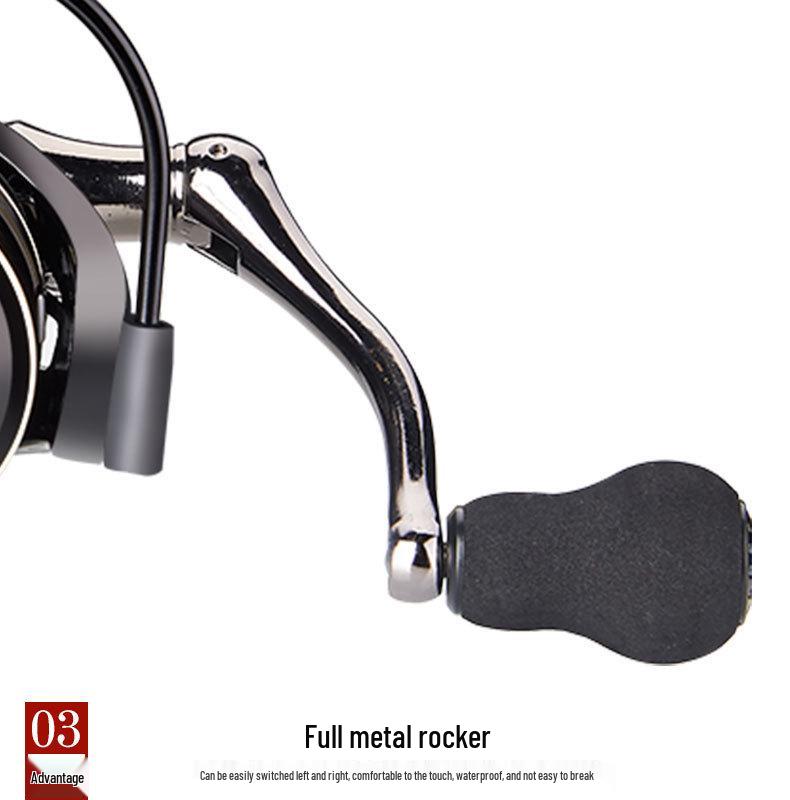 Dequ Sea Rod Spinning Fishing Reel with All-Metal Spool