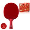 Raquette de Tennis de Table Double Fish Red Carbon King 5 Étoiles