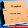 Bardzo gruby A4 szkicownik do rysowania dla dzieci i do zajęć plastycznych w przedszkolu, z perforacją, nieprzebijający