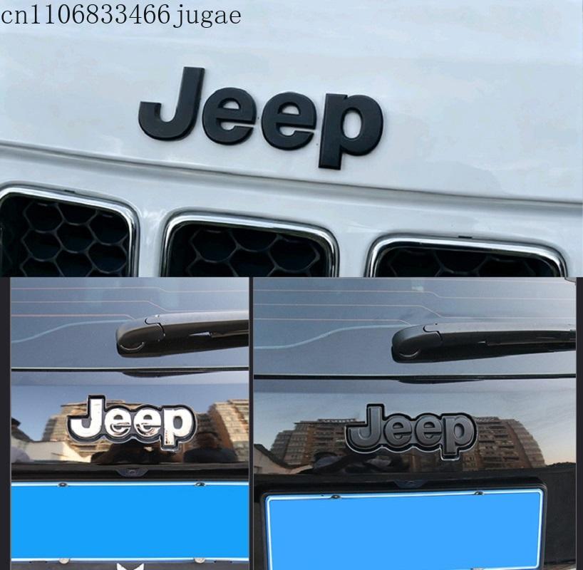 Car Front Rear LIMITED 4X4 Logo Auto Grille Emblem Sticker Accessories For Jeep Renegade Compass Grand Cherokee Wrangler Rubicon