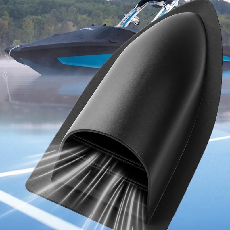 ABS Boat Ventilation Cover Leak Proof Tilted Structure Efficient Airflows Protections Against Rain Splashes