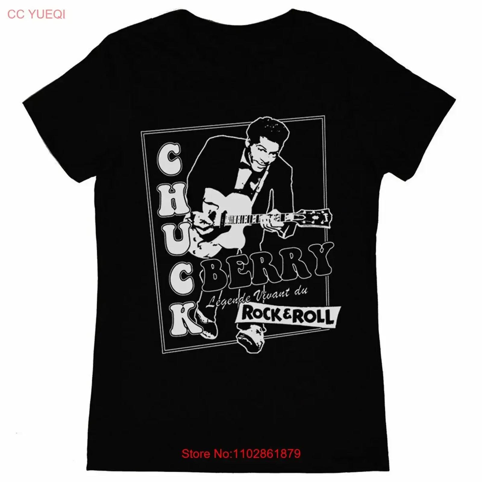 Chuck Berry The Legend of Rock Roll Women T Shirt Men S 4XL UM78 vintage Washed homme Stretched graphic Comfortable Versatile XXXXXL разноцветный