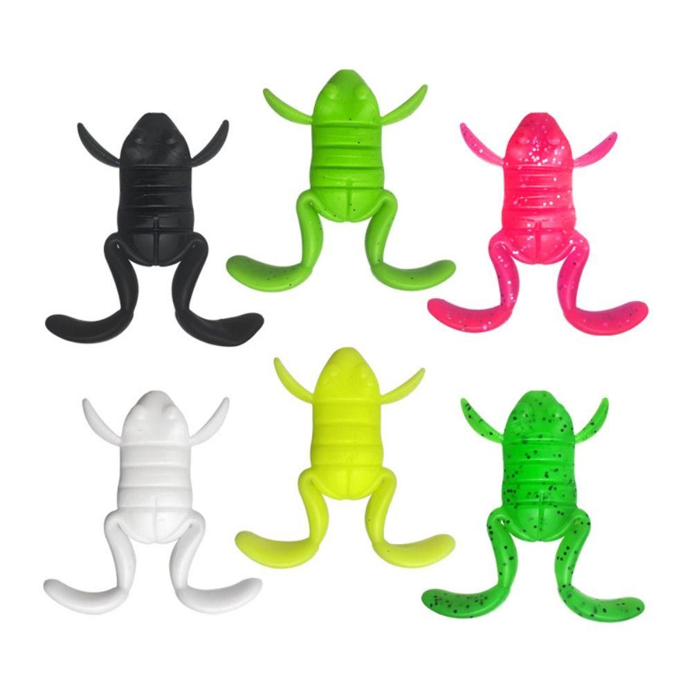 

5g 10g Mini Frog Bait Frog-Like Stance Lure Fishing Gear Product Soft Frog Fishing Lures Fishing