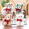 Cute Teddy Bear Pendant Plush Toy Doll Bear Bag Pendant Keychain Rag Doll