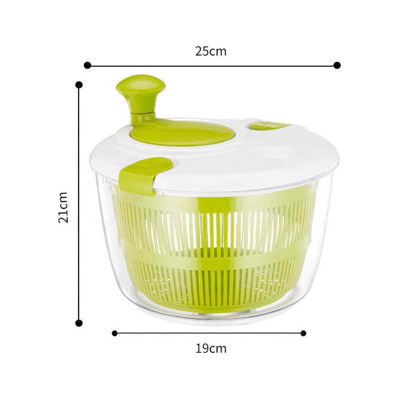 

5л Большая центрифуга для салата Многофункциональная салатница Салат Фрукты Овощи Быстрая мойка Сушка Сушилка Инструменты Кухонные гаджеты зелёный