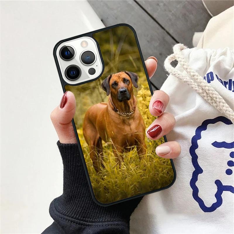Rhodesian Ridgeback Dog Phone Case For iPhone 17 Air 15 16 Cover 11 13 14 Pro Max 12 Plus Max Fundas