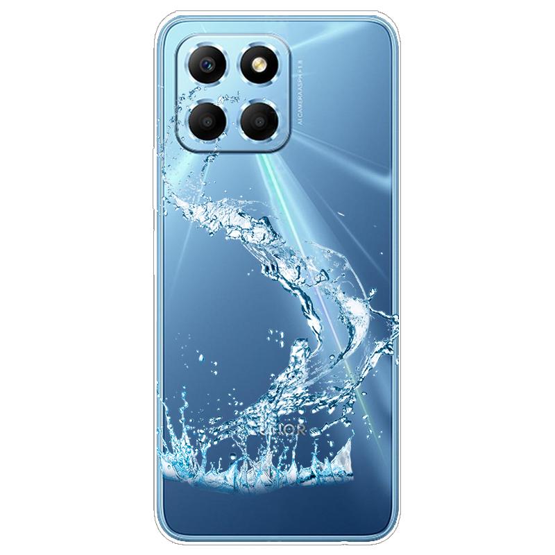 For Honor X6 Case HonorX6S Transparent Soft TPU Silicon Phone Cover For Huawei Honor X6S 2022 Case 6.5 Inche VNE-LX1 Clear Funda