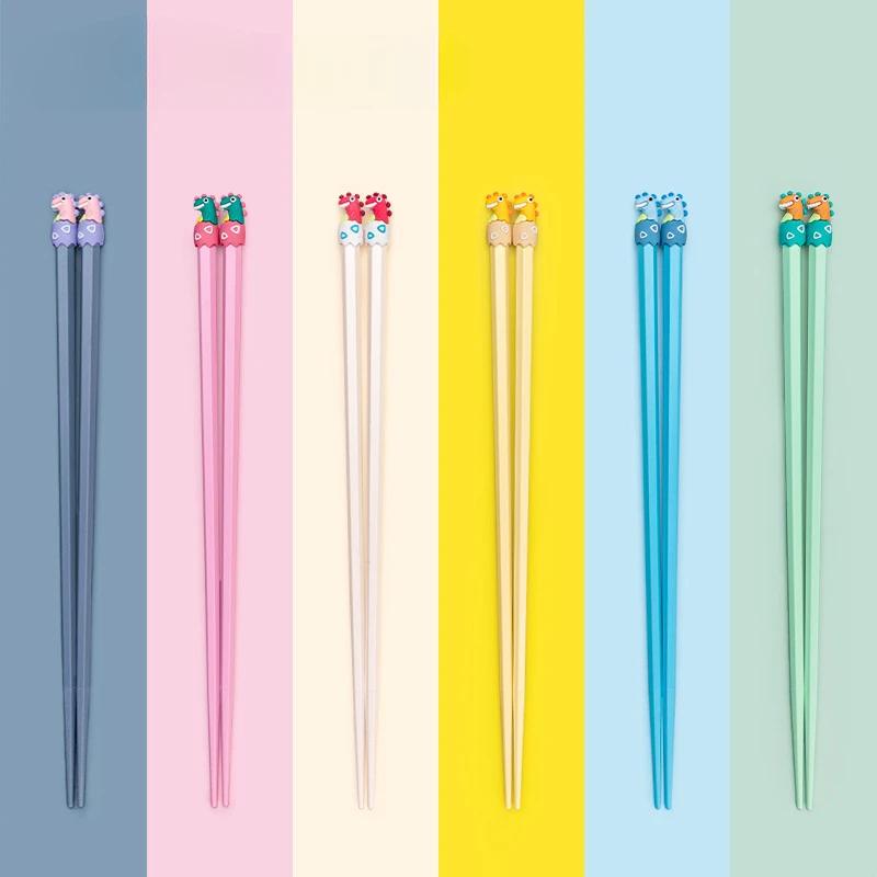 Children's Chopsticks Alloy Chopsticks Household One Person One Chopstick Baby Food Supplement Portable Chopsticks