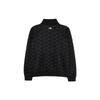 MLB New York Yankees Stand Collar Loose Fit Drop Shoulder Letter Jacquard Zipper Casual Jacket Unisex Jackets Black 3ATRM0134-50BKS