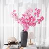 Sakura Branches Artificial Flowers: Green Plants & Handicrafts for Weddings & Boutonnieres