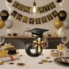 Alphabet Design Graduation Decorations 2D Flat Desktop Ornament Graduation Gifts  Celebration