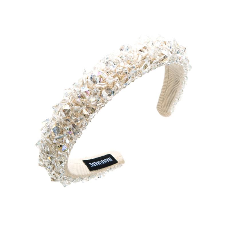 Frauen Haar Kristall Stirnband Zubehör Mode Einfache Haar Elegante Haar Ornamente