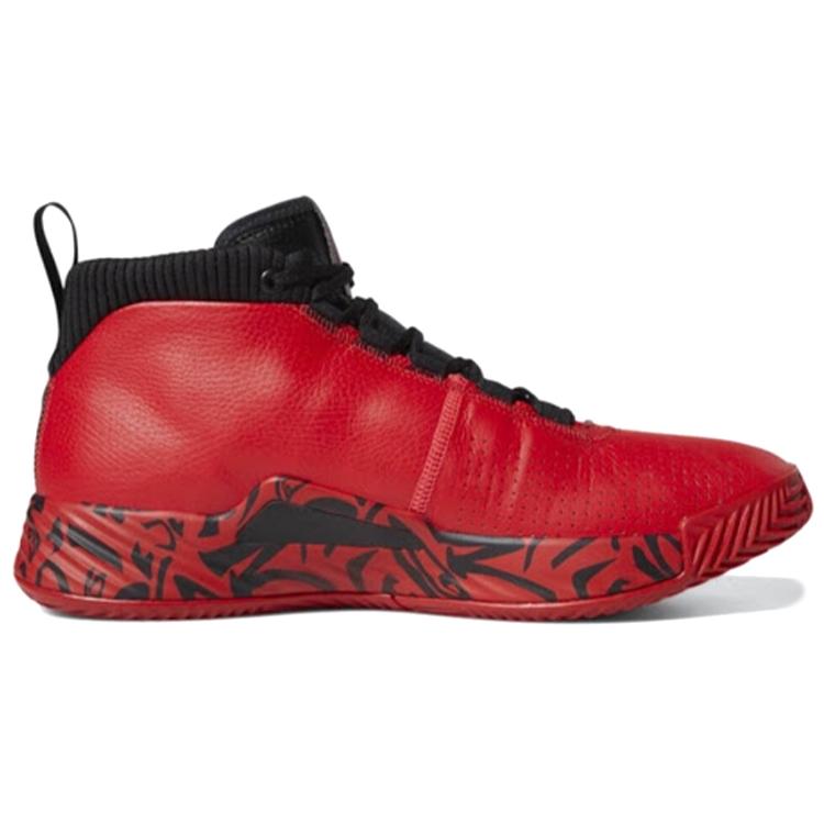 Adidas Dame 5 Mid Tops Large Red EE4046