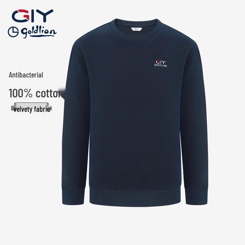 Goldlion Unisex Casual Cotton Round Neck Sweatshirt XL