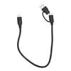 Multifunction 2 In 1 Charging Cable USB3.0 USB A/C To C Charger Data Sync Cable