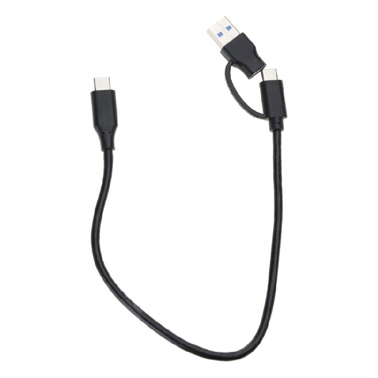 

Многофункциональный зарядный кабель 2 в 1 USB 3.0 USB A/C на C Кабель для синхронизации данных 1
