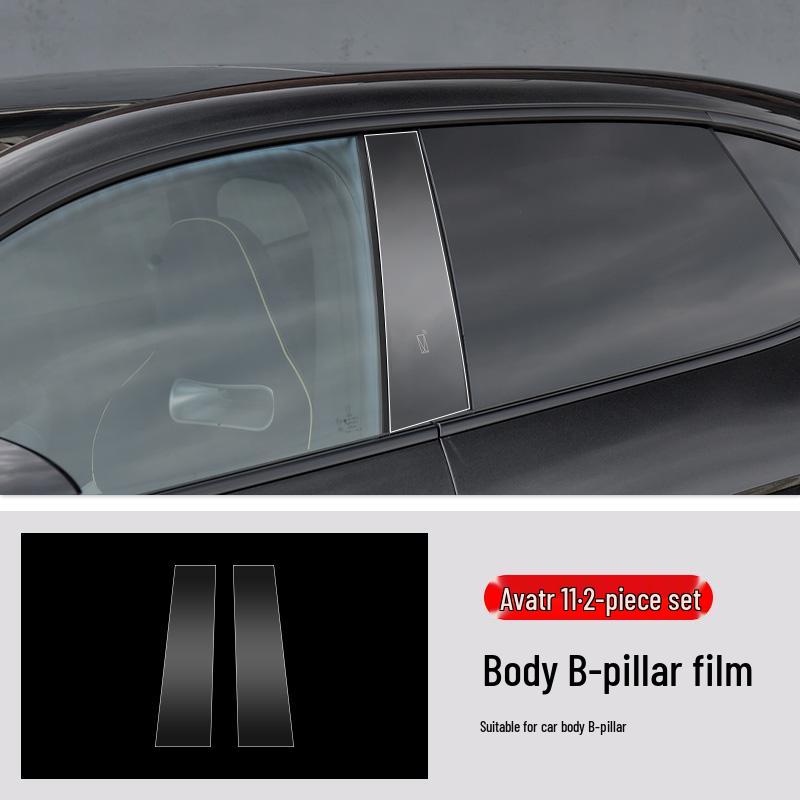 TPU Transparente Lackschutzfolie für Avatr 11 Türkanten, Kratzfest, Vorne & Hinten
