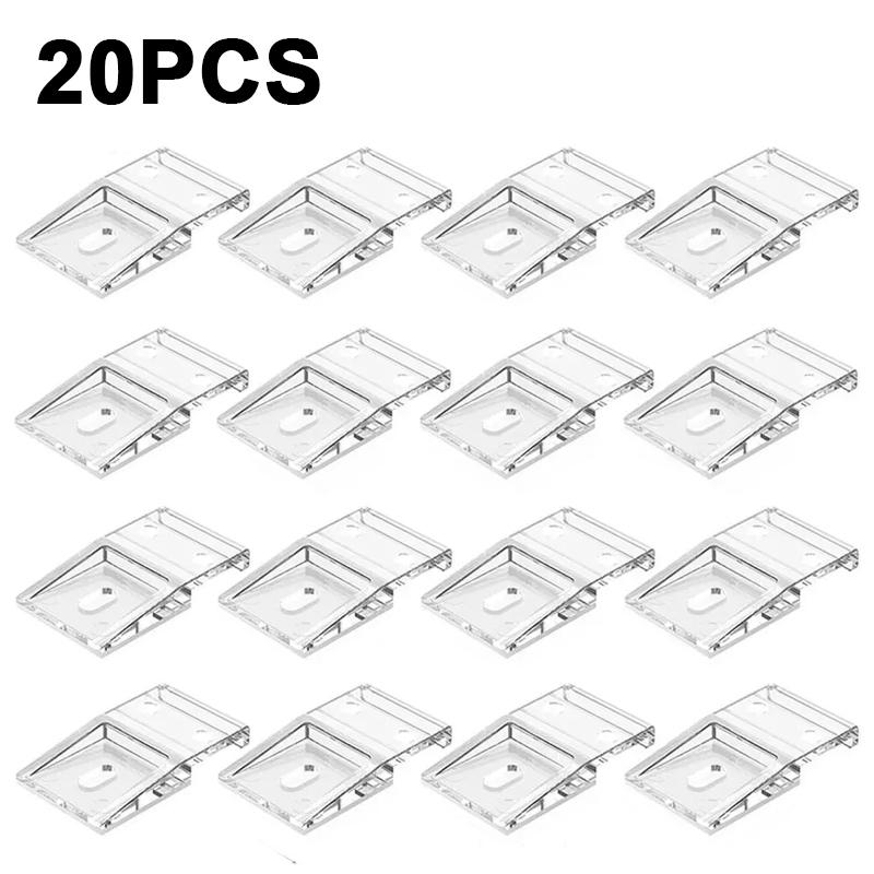 

20 pieces, LED strip with wire-free buckle, strip clip-type fixed clamp