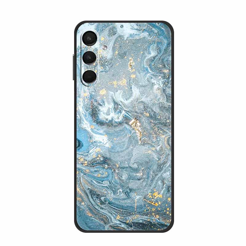 For Samsung Galaxy M15 F15 5G Case Marble TPU Silicone Soft Back Cover Phone Cases for SamsungM15 Mica Painted Cute New Coque