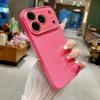 Summer solid color becomes larger in seconds, and the window is suitable for Apple 17promax mobile phone case iPhone16pro all-inclusive 14/15.
