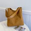 Soft Leather Large-Capacity Shoulder Bag Women'S Spring Versatile Underarm Bag Tote Bag Fashion