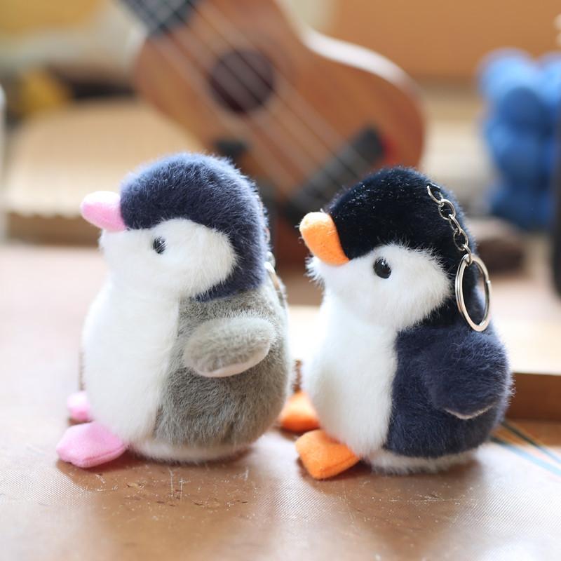Adorable Plush Penguin Keychain Cute Cartoon Backpack Charm Soft Toy Doll
