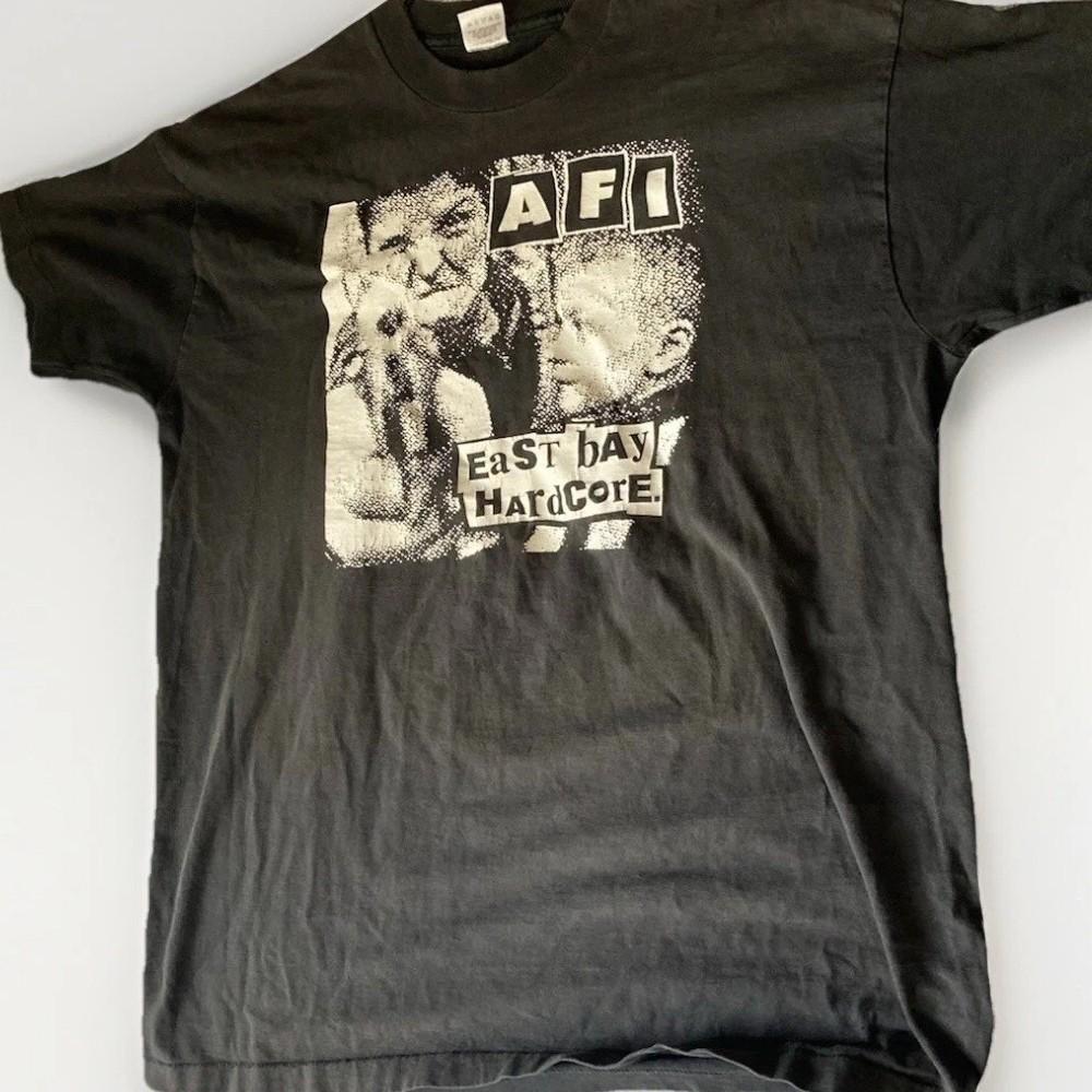 

Vintage 1996 AFI East Bay Hardcore Black All Size20D1000 Unisex T-Shirt XXL