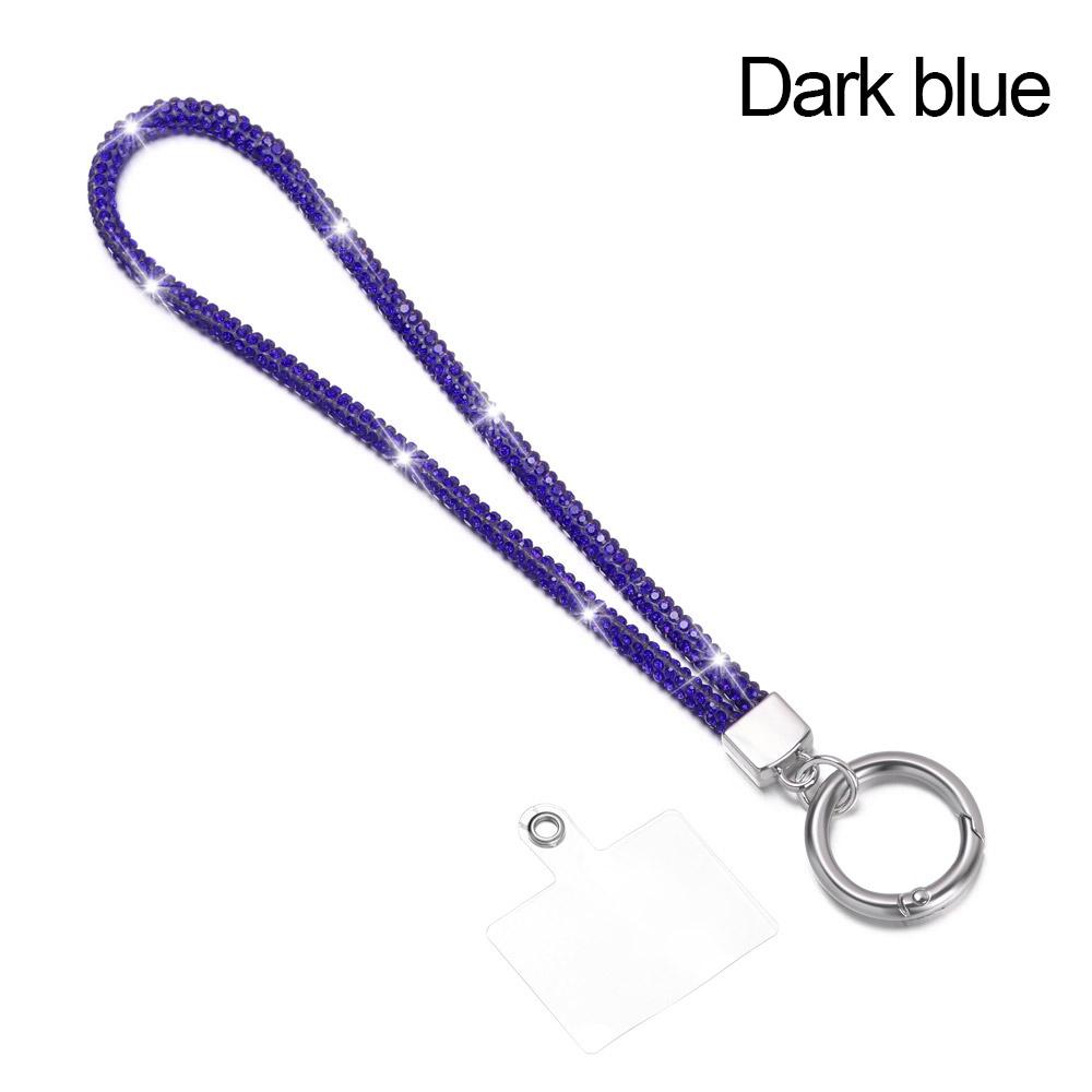 Telefon Diamant Kristall Handgelenk Riemen Glitter Strass Telefon Lanyard Schlüsselanhänger Hängen Anti-verloren Seil