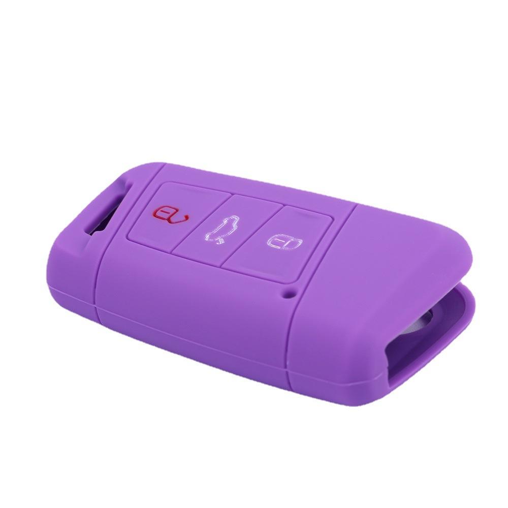 Suitable for Volkswagen CC Weilan 3-button Silicone Key Bag Magotan B8 Passat Arteon Key Cover Remote Control Cover
