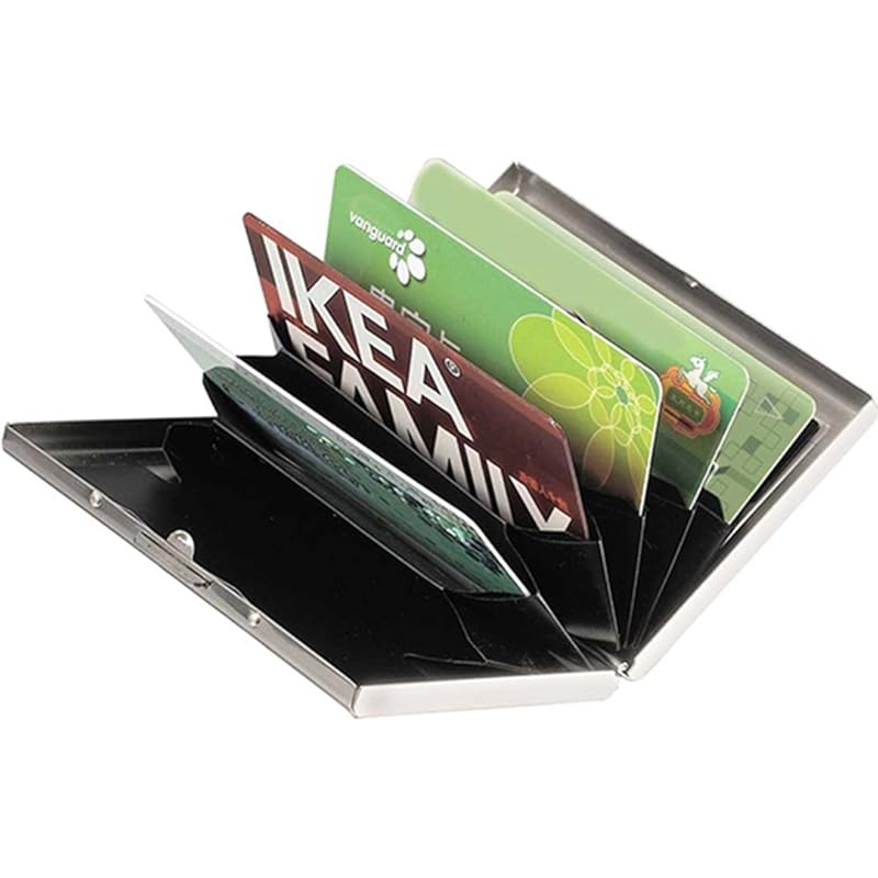 Stealodeal Metal Unisex Business Card Holders(White-Silver) белый