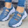 2026 Spring Autumn New Arrival Plus Size Women Sandals, Round Toe Platform Low Top Buckle Design Flat Casual Sports Ladies Footwear In Stock