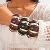 Acrylic Geometric Round Splicing Bracelet Dark Wind Personality Unique Feeling Jewelry