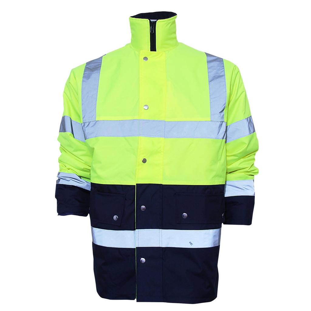 Yoko Unisex Hi-Vis 2 Band Two Tone Jacket