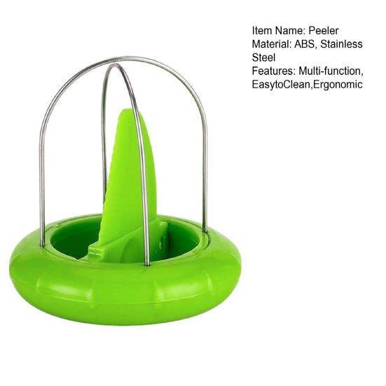 Fruchtschäler Müheloses Kiwi-Fruchtschalenentferner-Werkzeug mit Edelstahlklinge Ergonomischer Griff Multifunktionales Küchengerät